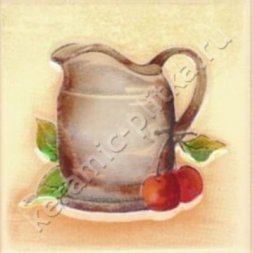 Бордюр декор 10*10 VANILLA/QUARELLA beige MLECZNIK