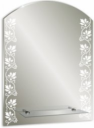 Зеркало Купидон 535х670 с полкой (282)