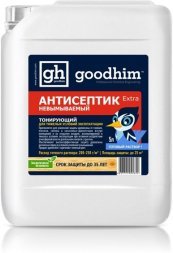 Антисептик не вымываемый  для тяжел. услов.  эксплуатац. тонирующий Extra 5л Goodhim