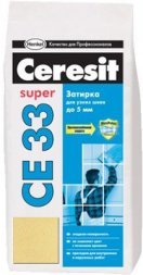 Затирка №43 Super CE 33 багама бежевая 2кг CERESIT 48600