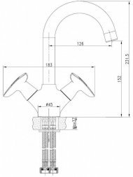 Смеситель для умывальника IDDIS Copter COPSB00i01  25606