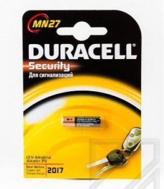 DURACELL MN27  27A 12V BL1 элемент питания  1335