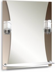 Зеркало Родео с фонарем 750х530 (059)