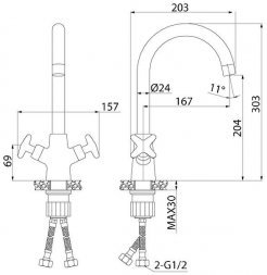 Смеситель для кухни IDDIS Acros ACRSB00i05