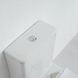 Унитаз компакт Orange C01-000W безободковый с гориз. выпуском