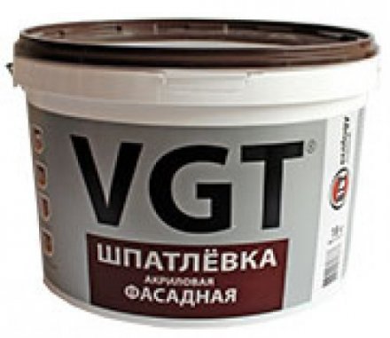 Шпатлевка фасадная водостойкая 3,6кг (4) VGT 6688