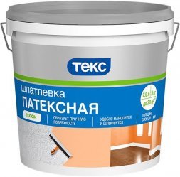 Шпатлевка латексная Профи 1,5 кг Текс 4907