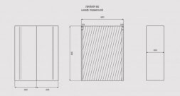 Шкаф Лилия-60 подвесной