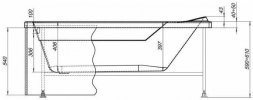 Панель фронтальная универсальная AQUANET L 150 H53 K (243512)