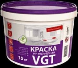 Краска ВД-АК-2180 интерьерная белоснежная 1,5 кг VGT 6204 15326