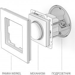 Диммер (белый) W1142001  Werkel